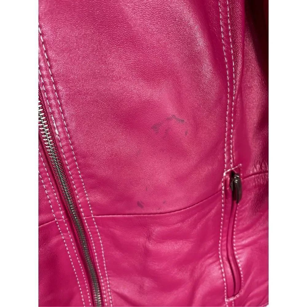 Chicos pink leather jacket - Picture 9 of 9
